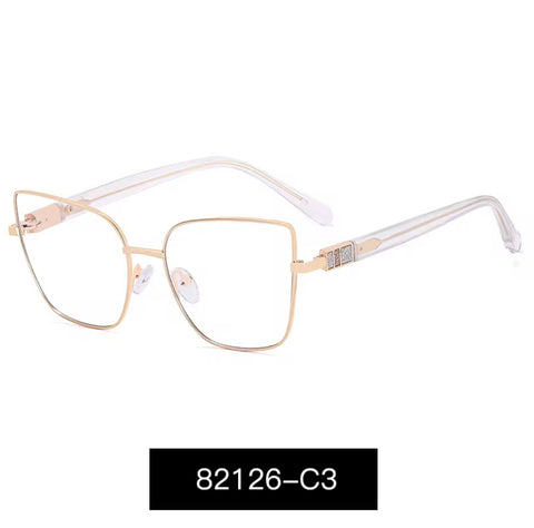 Lentes Ópticos Mujer Metálicos – Modelo 82126