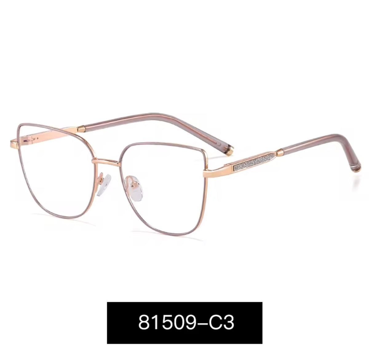 Lentes Ópticos Mujer Metálicos – Modelo 81509