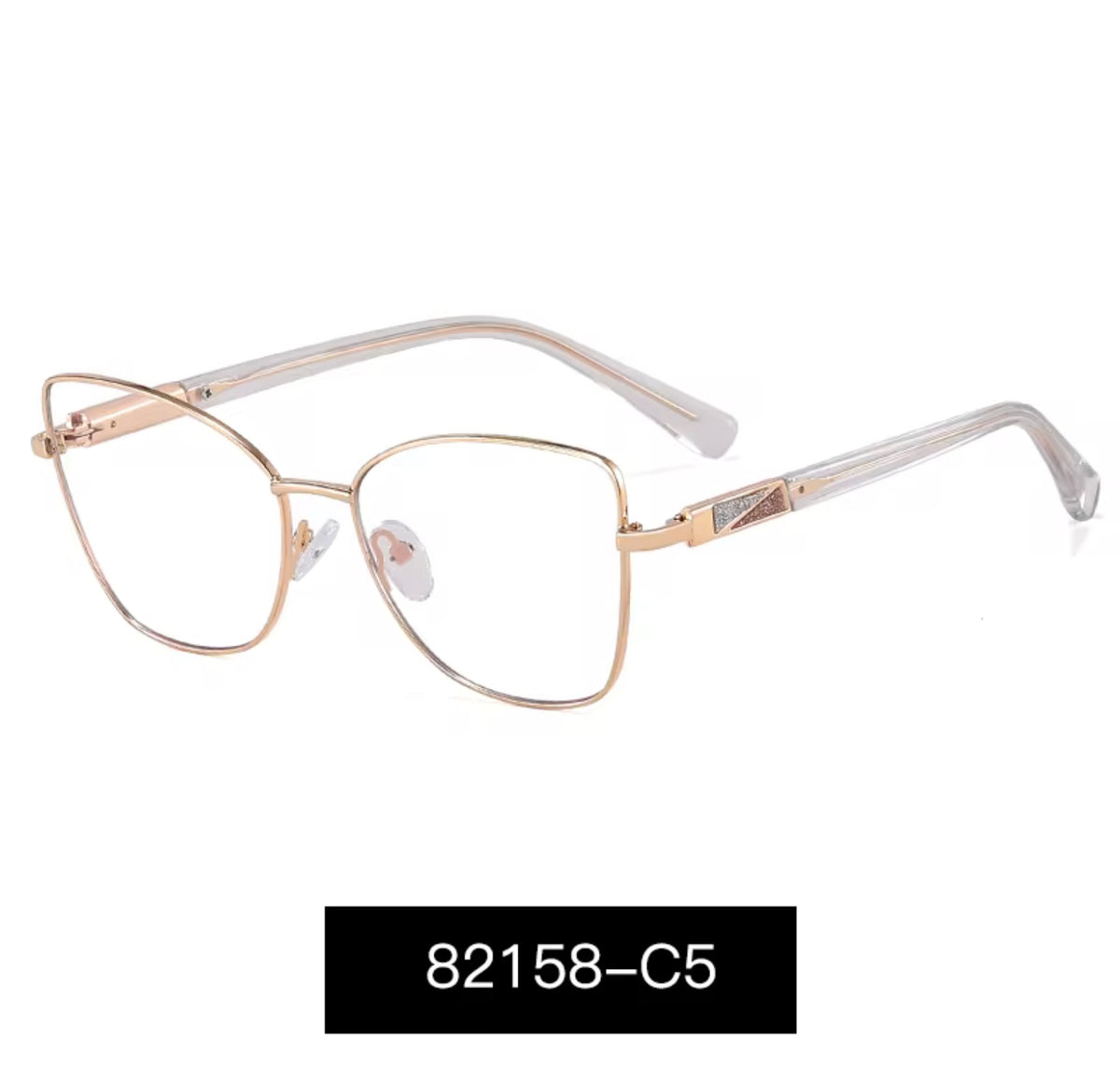Lentes Ópticos Mujer Metálicos – Modelo 82158