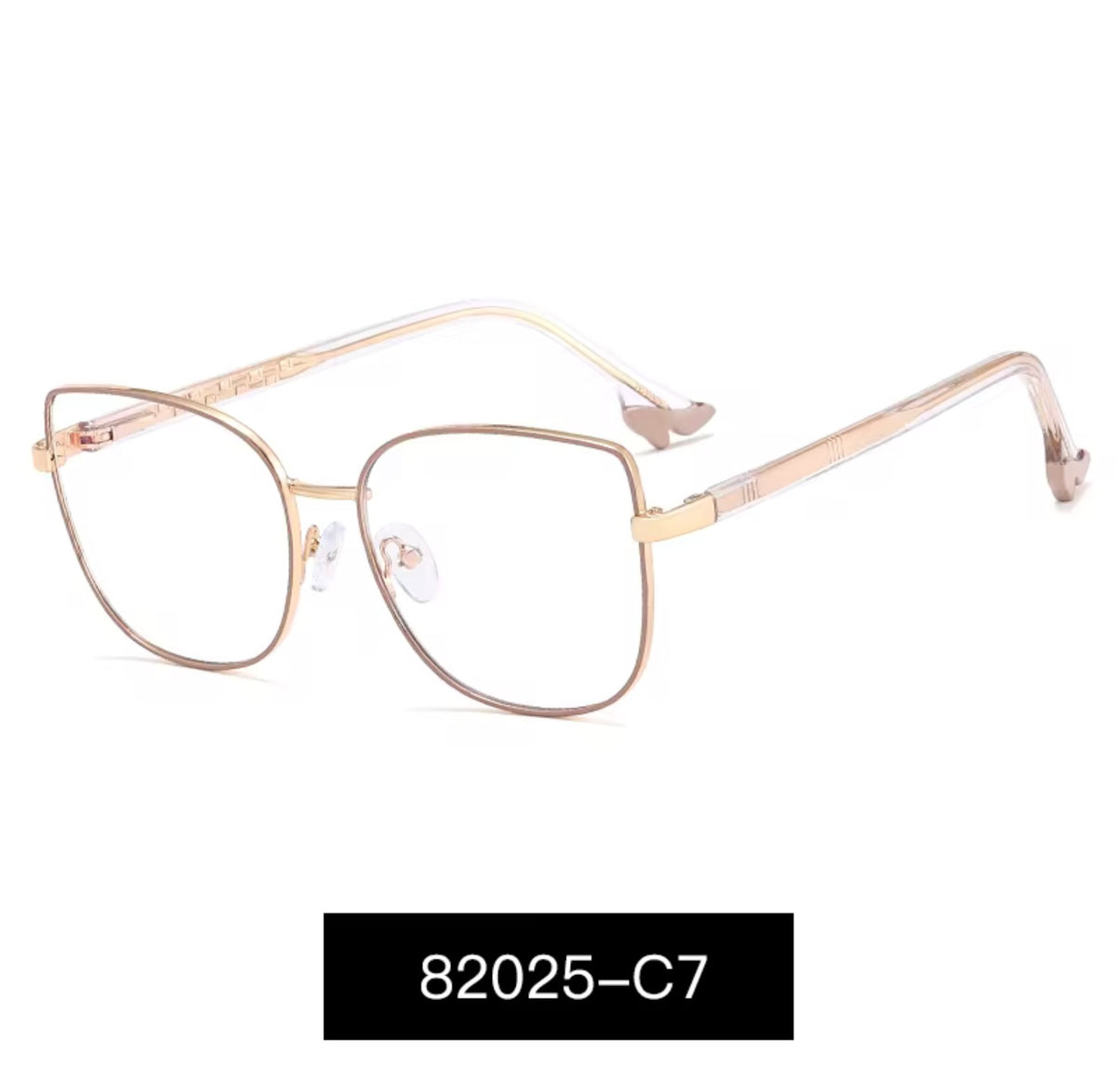 Lentes Ópticos Mujer Metálicos – Modelo 82025