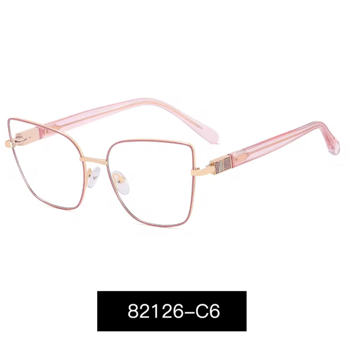 Lentes Ópticos Mujer Metálicos – Modelo 82126