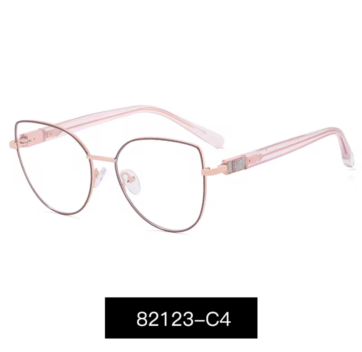Lentes Ópticos Mujer Metálicos – Modelo 82123