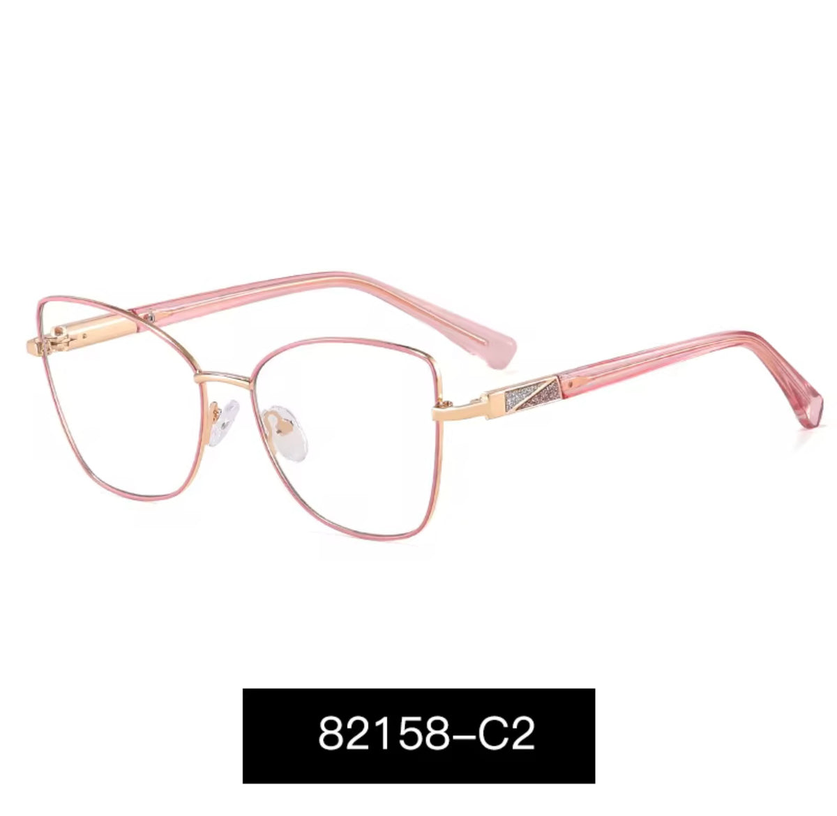 Lentes Ópticos Mujer Metálicos – Modelo 82158