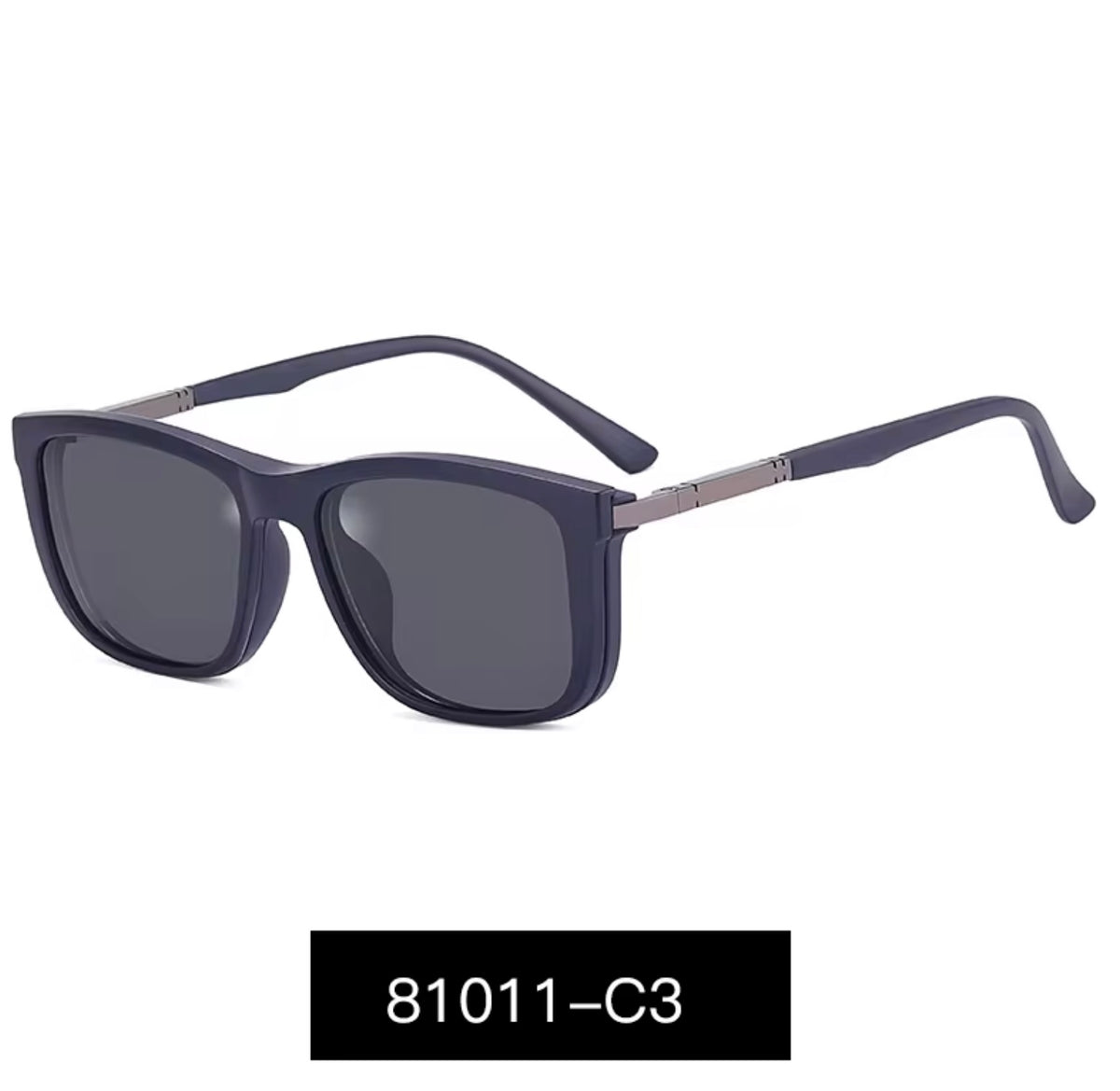 Lentes Ópticos Hombre con Clip de Sol – Modelo 81011