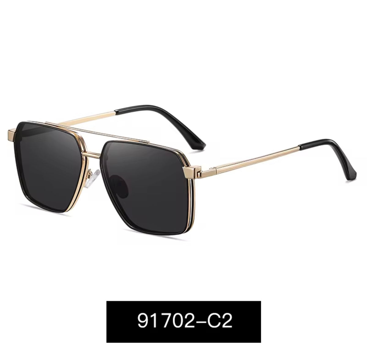 Lentes Ópticos Hombre con Clip de Sol – Modelo 91702