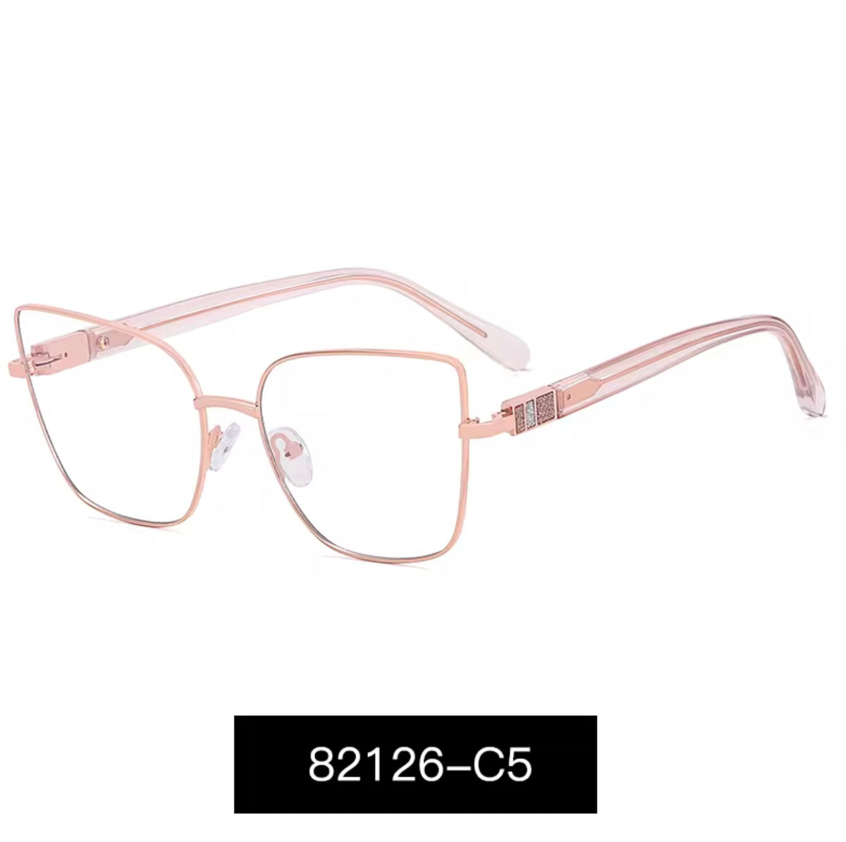 Lentes Ópticos Mujer Metálicos – Modelo 82126