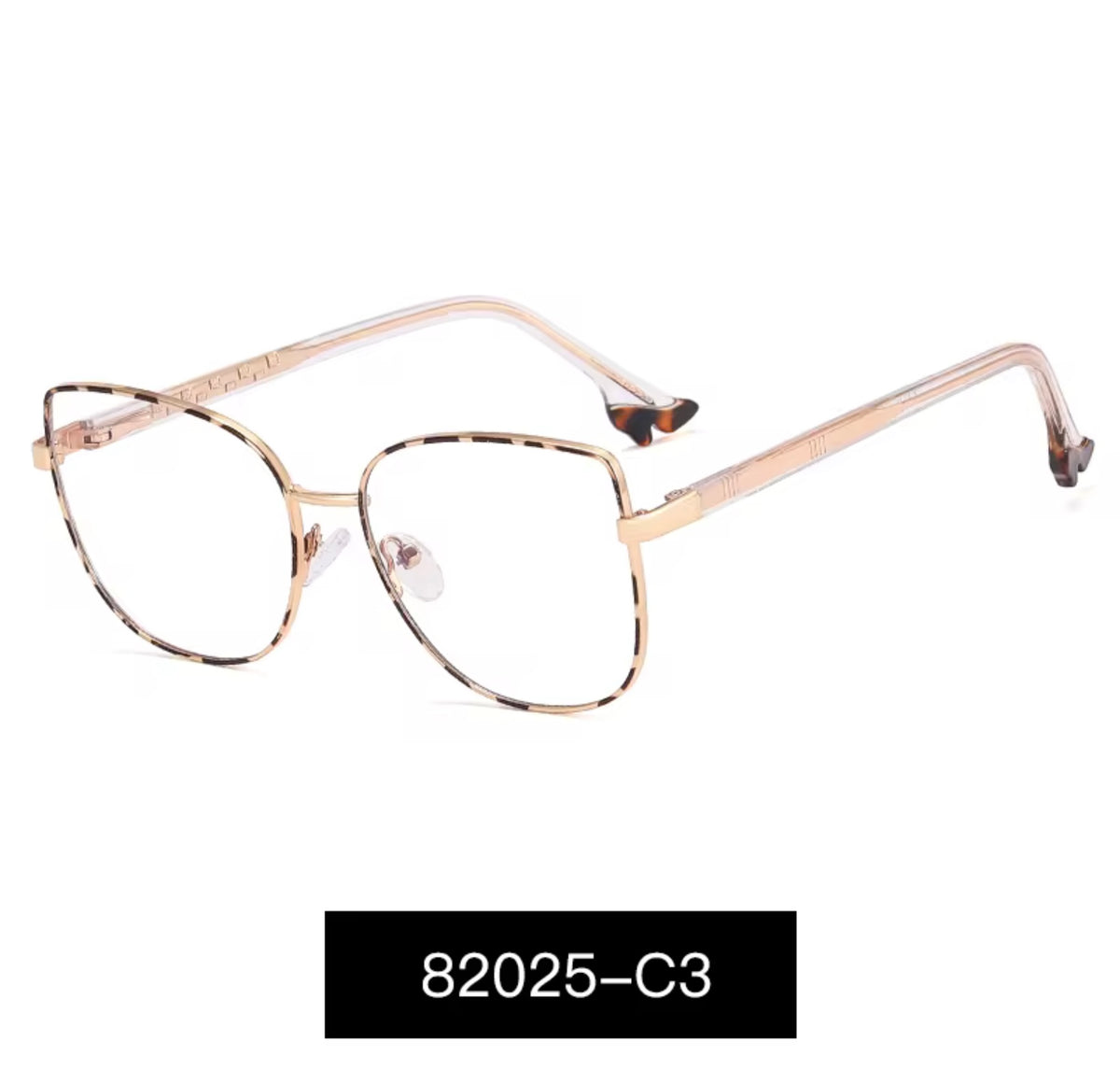 Lentes Ópticos Mujer Metálicos – Modelo 82025
