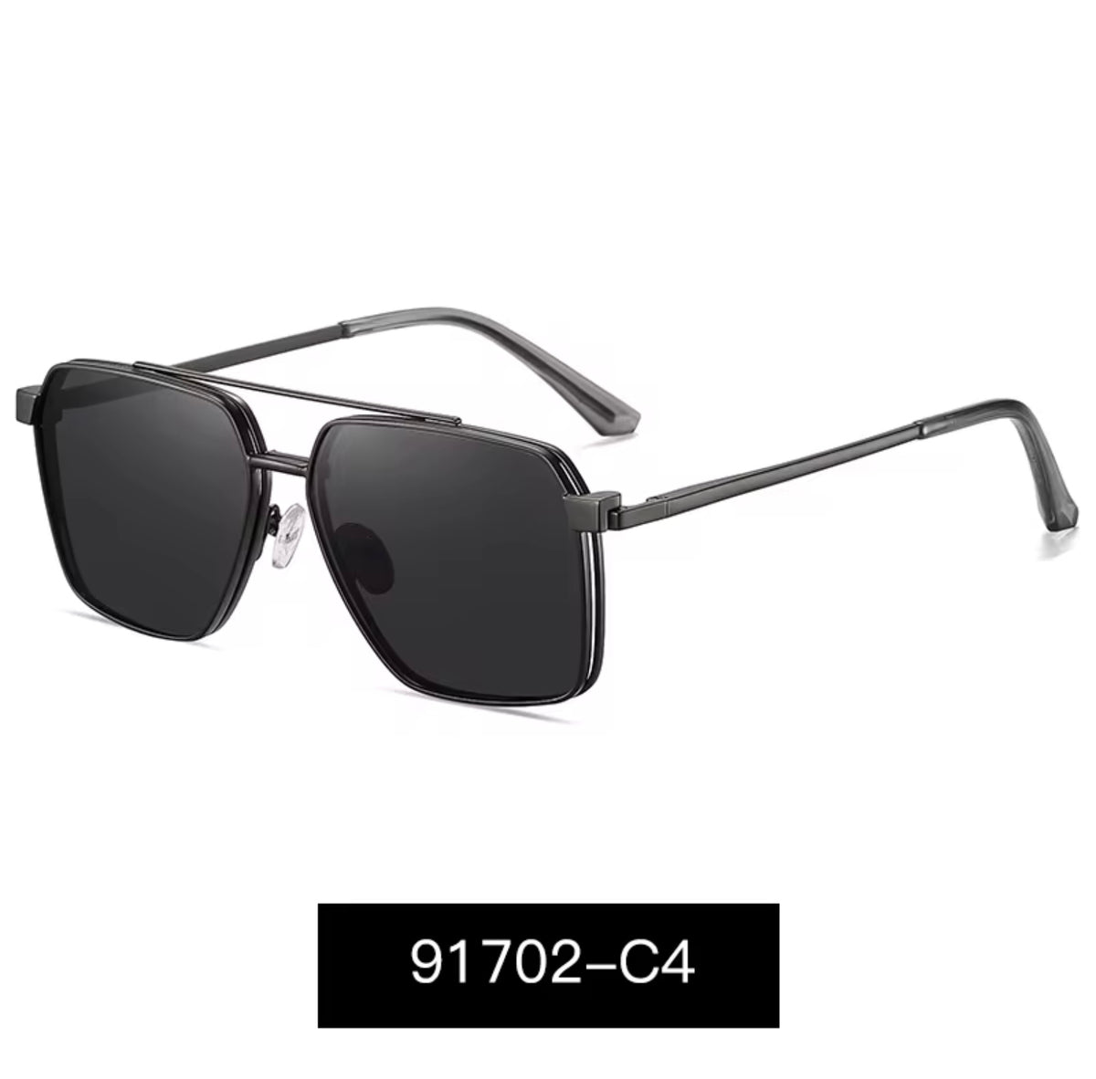 Lentes Ópticos Hombre con Clip de Sol – Modelo 91702