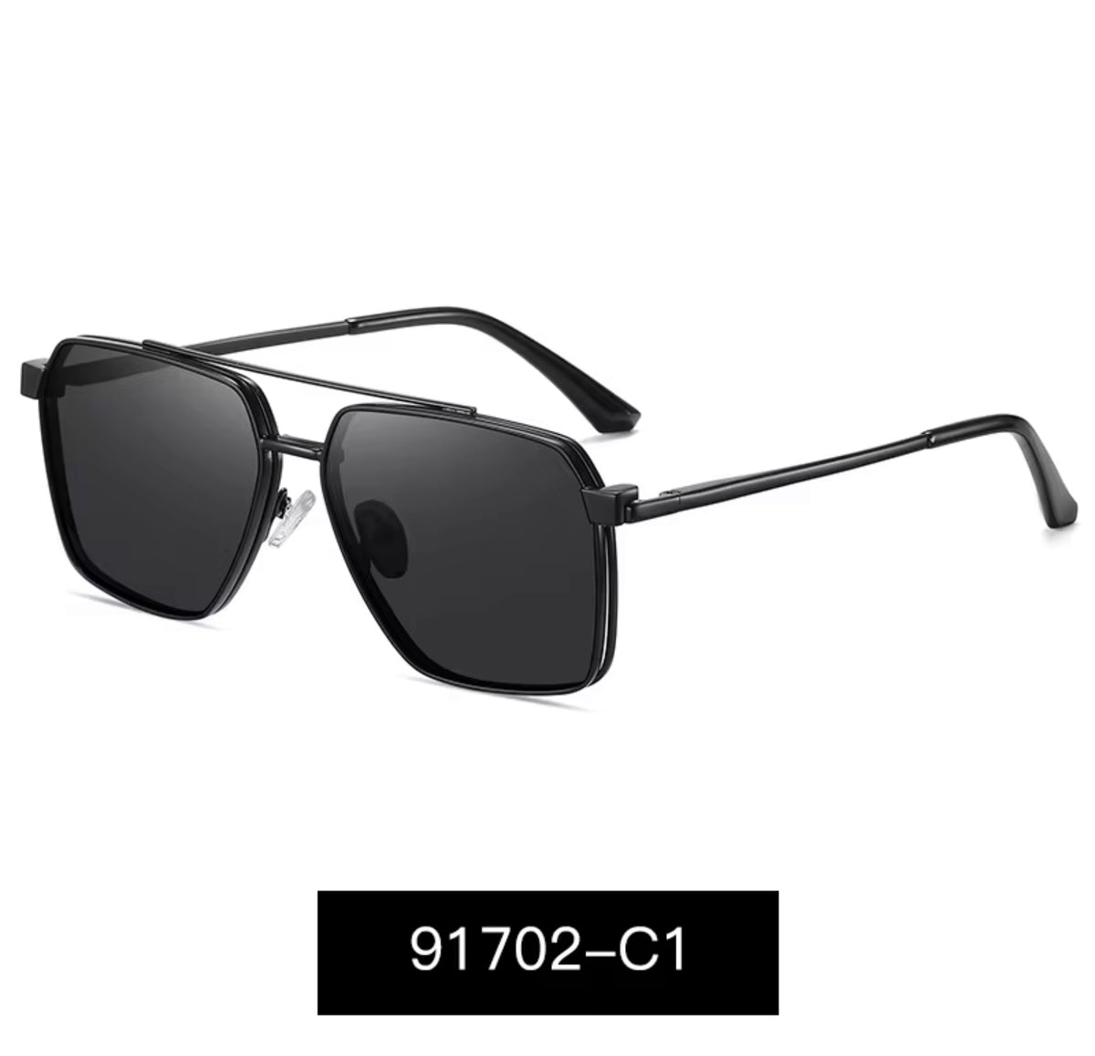 Lentes Ópticos Hombre con Clip de Sol – Modelo 91702